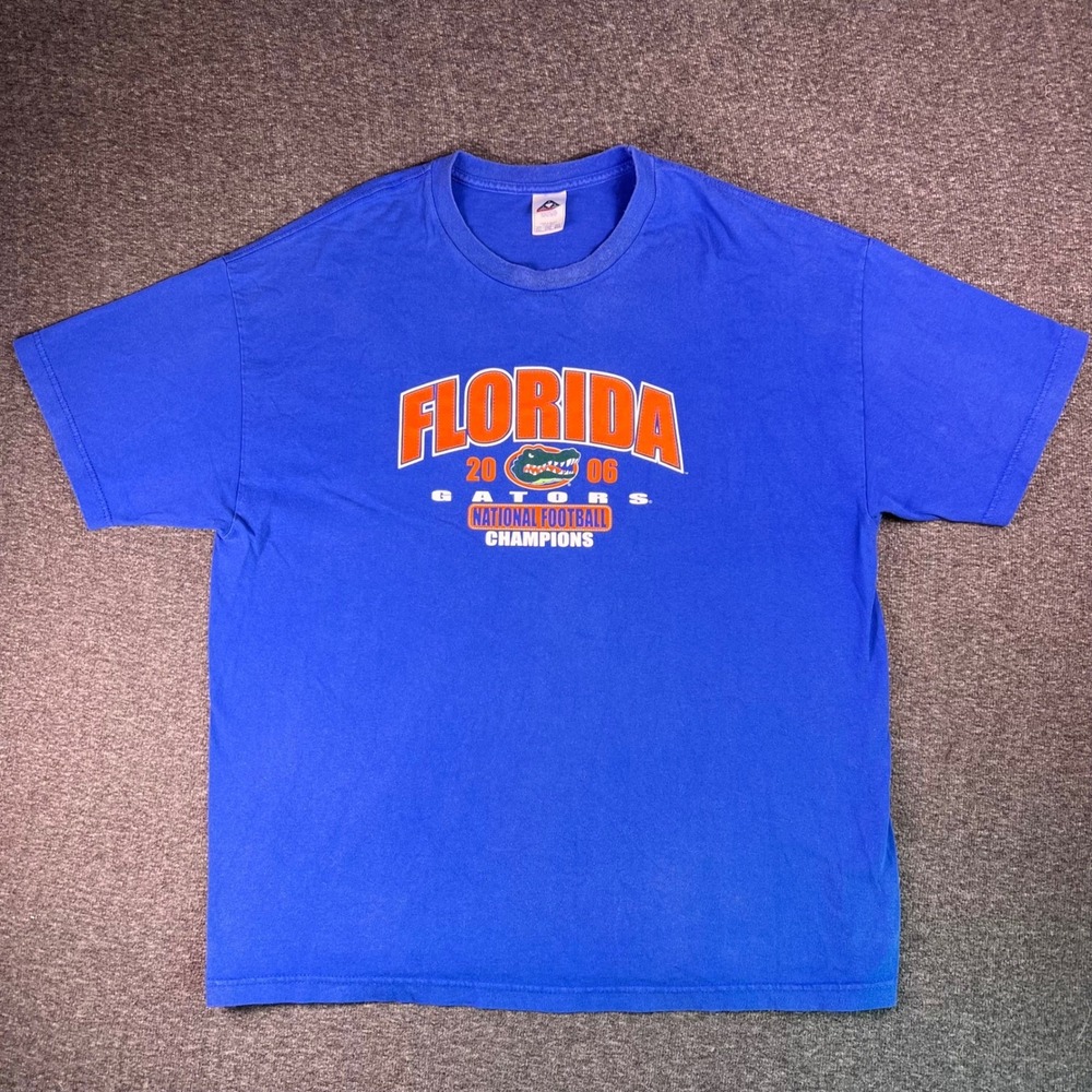 Vintage Florida Gators 2006 National Football Champions T Shirt‎ 2XL Y2k College